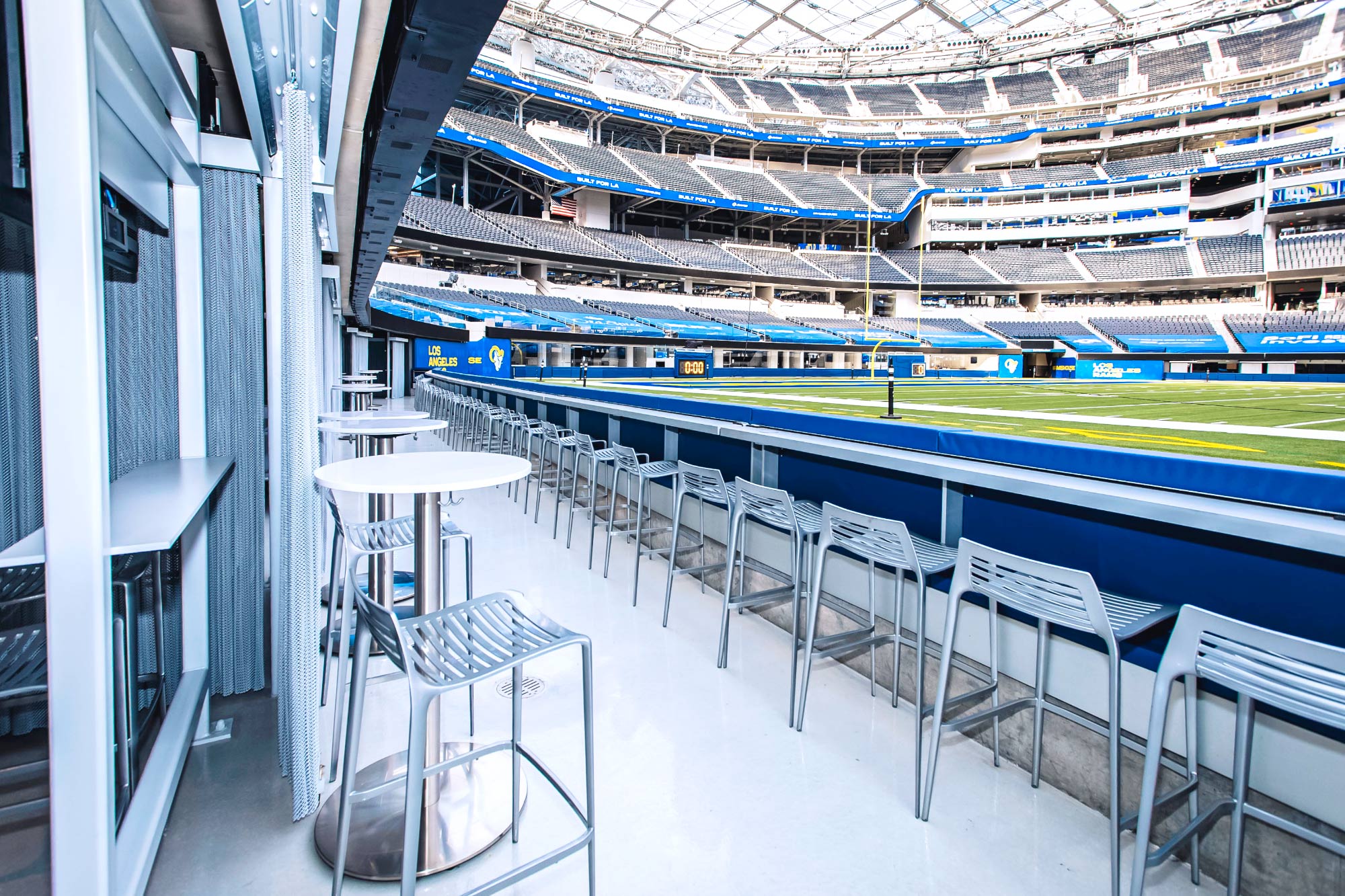 field cabana seating